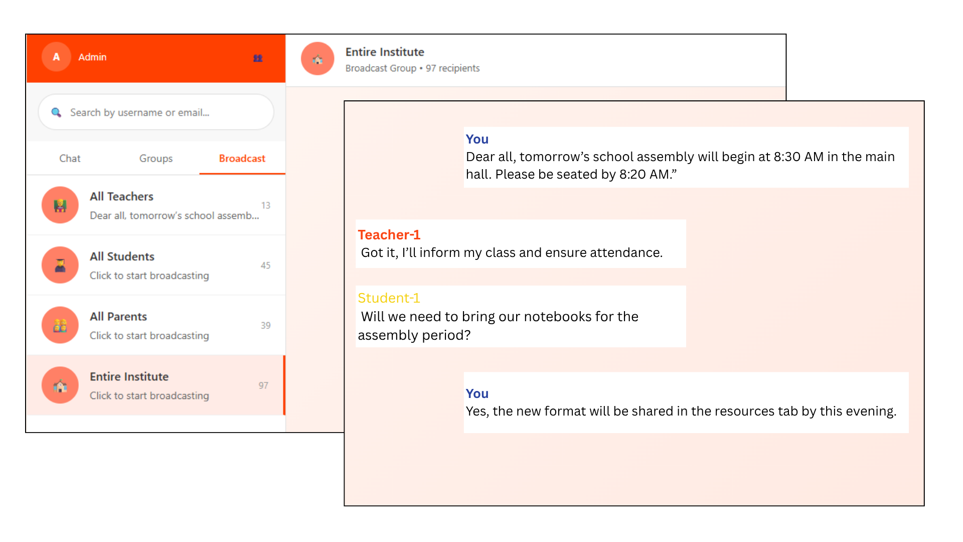 Centralized Communication