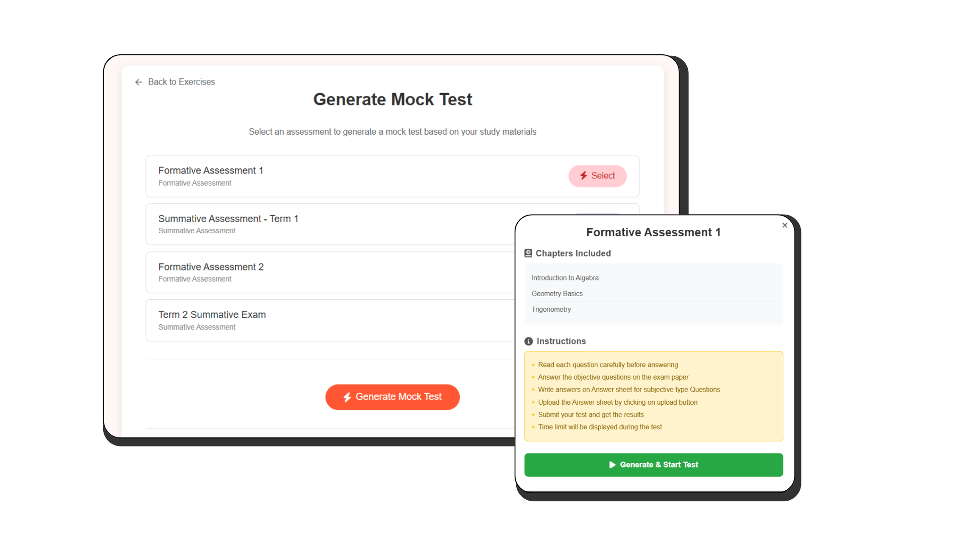 Consistent Practice & Mock Tests